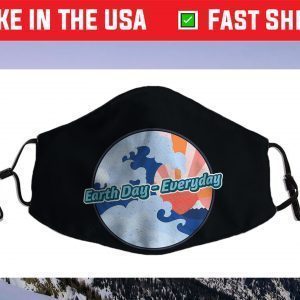 Earth Day, Save Our Planet, Save The Earth, Go Green, Nature Face Mask