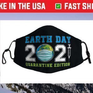 Earth Day Save The Planet Environmental Face Mask