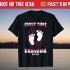 First Time Grandma Est. 2021 Newly Grandmother Humor T-Shirt