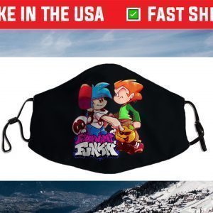 Friday Night Funkin Boyfriend and Pico Face Mask