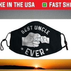 Funny Best Uncle Ever Fist-bump Face Mask