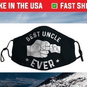 Funny Best Uncle Ever Fist-bump Face Mask