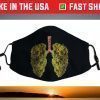 Funny Weed Lung Marijuana Bud Face Mask