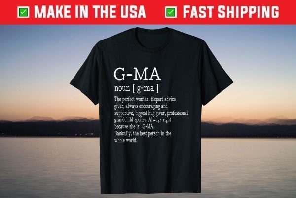 G-Ma Definition Grandma Mother Day T-Shirt