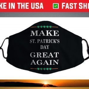 GETSOME GRAPHIX Saint Patricks Day Face Mask