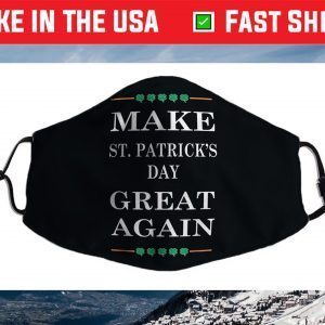 GETSOME GRAPHIX Saint Patricks Day Face Mask