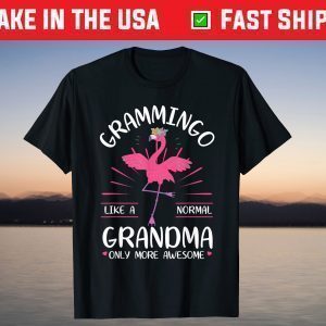 Grammingo Like A Normal Grandma Only More Awesome Mama T-Shirt
