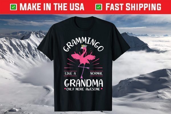 Grammingo Like A Normal Grandma Only More Awesome Mama T-Shirt