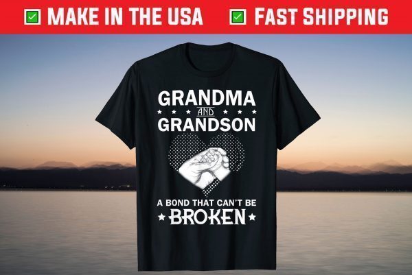 Grandma and Grandson A Bond That Can't Be Broken T-Shirt