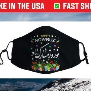 Happy Nowruz - Mubarak Kurdistan & Iran & Pakistan New Year Face Mask