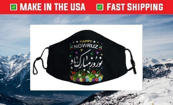 Happy Nowruz - Mubarak Kurdistan & Iran & Pakistan New Year Face Mask