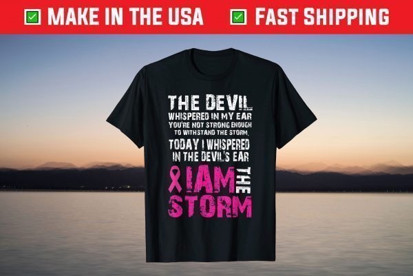 I am the storm Breast cancer awareness T-Shirt