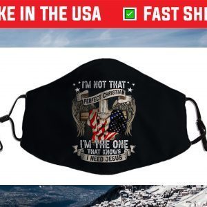 I'm Not That Complete Christians, Veteran Patriotic Face Mask