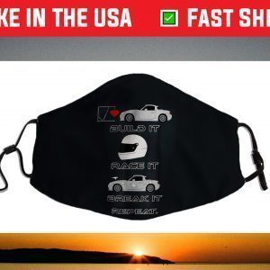 JDM Race Car Enthusiast Track Humor Face Mask