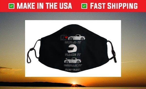 JDM Race Car Enthusiast Track Humor Face Mask