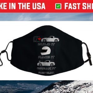 JDM Race Car Enthusiast Track Humor Face Mask