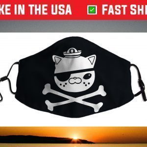 Kids Kwazii Cute Funny Pirate Cat Face Mask