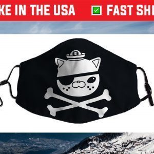 Kids Kwazii Cute Funny Pirate Cat Face Mask
