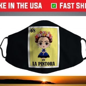 La Pintora Lottery - Mexican Lottery Face Mask