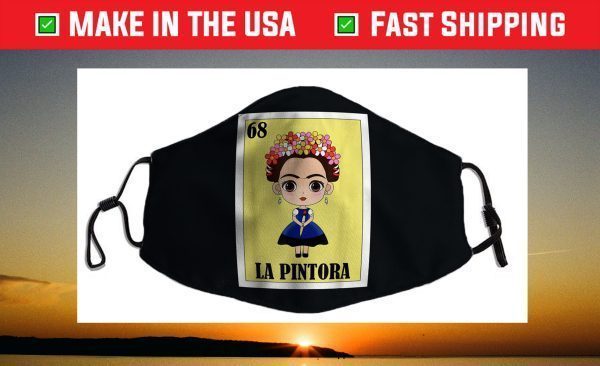 La Pintora Lottery - Mexican Lottery Face Mask