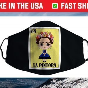 La Pintora Lottery - Mexican Lottery Face Mask