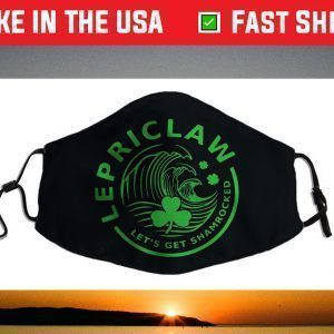 Lepriclaw Get Shamrocked Shamrock St Patrick Day Face Mask