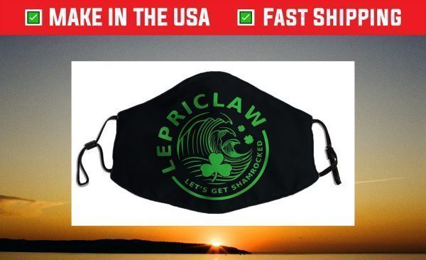 Lepriclaw Get Shamrocked Shamrock St Patrick Day Face Mask