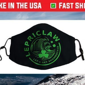 Lepriclaw Get Shamrocked Shamrock St Patrick Day Face Mask