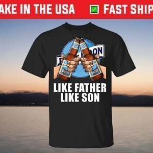 Like Father Like Son Blue Moon T-Shirt