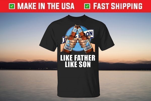 Like Father Like Son Blue Moon T-Shirt