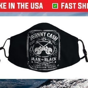 Love Johnny Idol Cash Retro Outlaws Music Vintage Style Face Mask