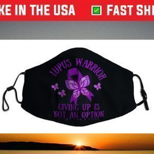 Lupus Warrior Purple Butterfly Face Mask