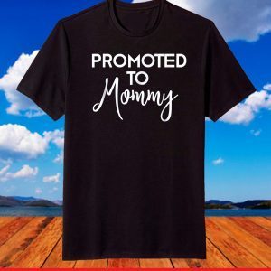 Mom to Be Promoted to Mommy New First Time Mother Day T-Shirt