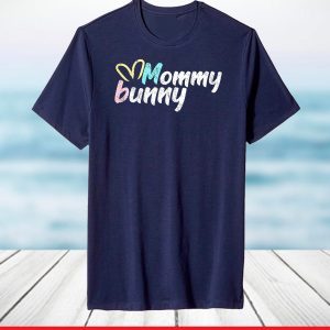 Mommy Bunny Ear Easter Family Matching Mom Mama Mother T-Shirt