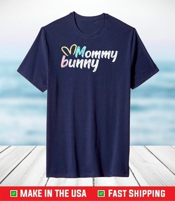 Mommy Bunny Ear Easter Family Matching Mom Mama Mother T-Shirt