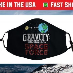 Neil deGrasse Tyson GRAVITY The Original Space Force Face Mask