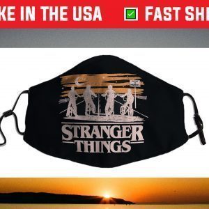 Netflix Stranger Things Night Silhouettes - Sale - Face Mask