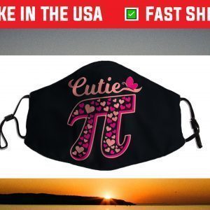 Pi Day Toddler Math Teacher Cutie Pi Face Mask