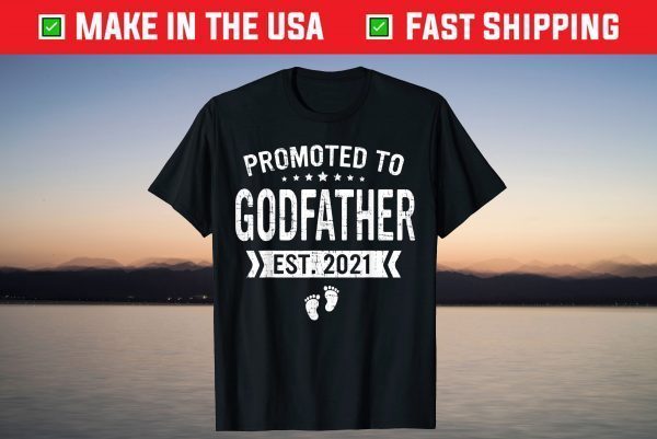 Promoted To Godfather Est 2021 T-Shirt