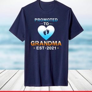 Promoted To Grandma 2021 Shirt-Proud New Grandma Mothers Day T-Shirt