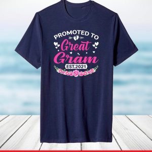 Promoted To Great Gram Est 2021 T-Shirt