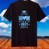 Proud Mom of a 2021 Senior Year School Graduation Watercolor T-Shirt