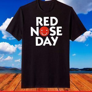 Red Day Smiley Funny Nose T-Shirt