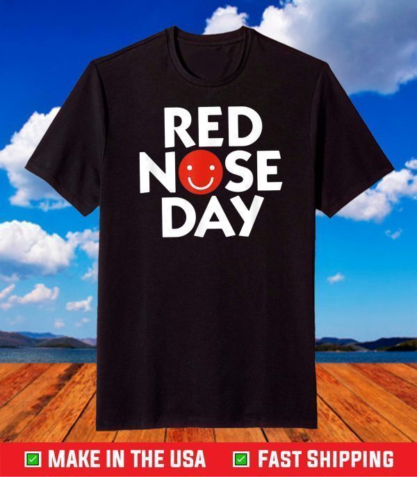 Red Day Smiley Funny Nose T-Shirt