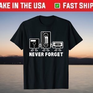 Retro Vintage Never Forget Cassette Tape T-Shirt