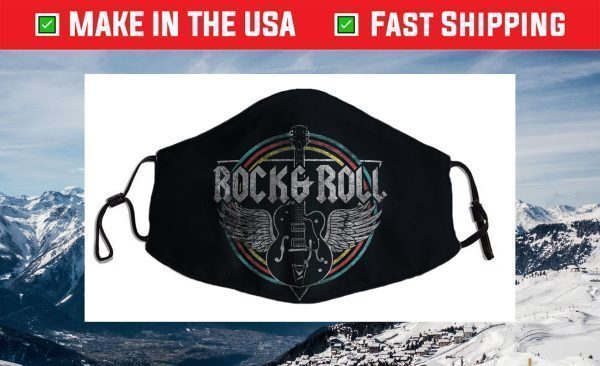 Rock & Roll Guitar Wings Music Face Mask