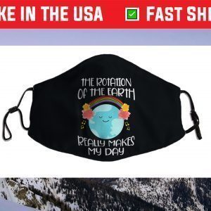 Rotation of the Earth Day 2021 Earth Day April 22 Filter Face Mask