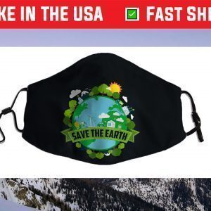 Save our Planet Earth Day 2021 Face Mask