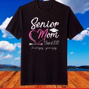 Senior Mom Class Of 2021 Heart Graduation Grad T-Shirt