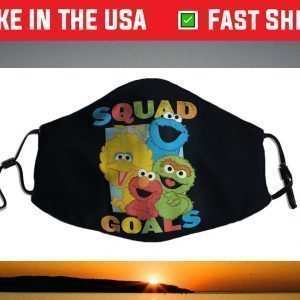 Sesame Street Squad Goals Face Mask